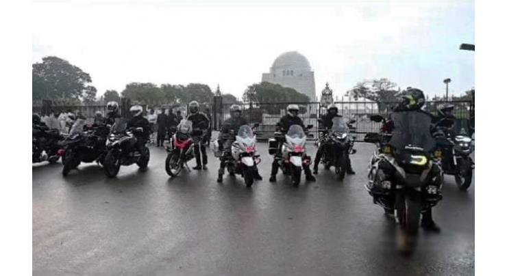 Sindh's heavy bike rally took off for tourism promotion