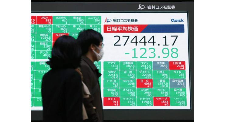 Tokyo stocks open lower after US falls