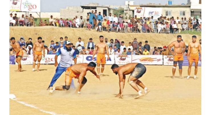 Kabaddi tournament played