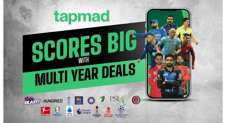 Tapmad Scores Big: The Ultimate Destination for Sports Fans with Multi-Year Rights and Diverse Content Lineup!
