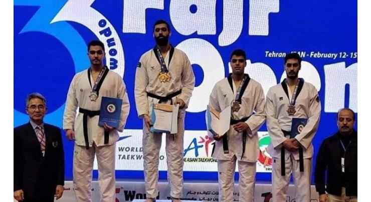 33rd Fajr Open Taekwondo Championship; Hamza Saeed won gold medal for Pakistan