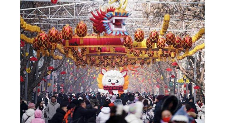 Tourism boom continues in China's "ice city" Harbin during Spring Festival holiday