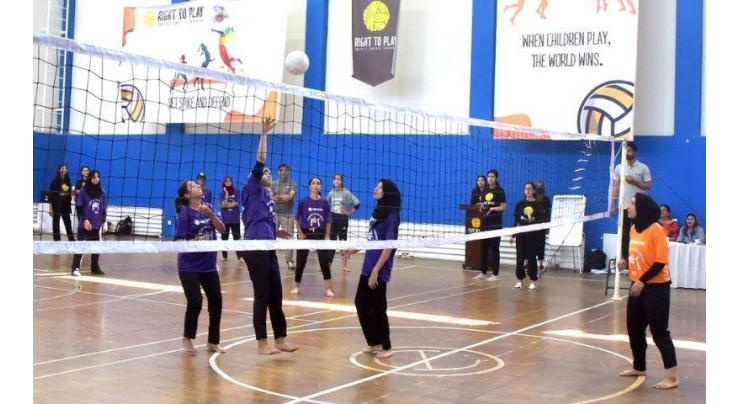Inter-District Football & Volleyball Tournament (Girls) on Feb 22