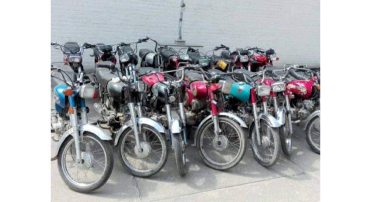 Swat police recovers ten stolen motorbikes