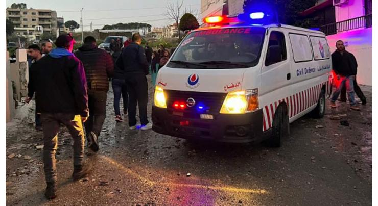Two paramedics dead in Israeli strike on Lebanon