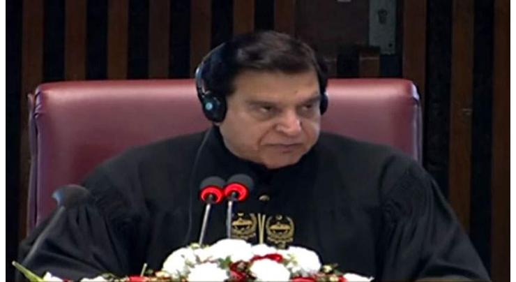 Polling for election of NA Speaker underway