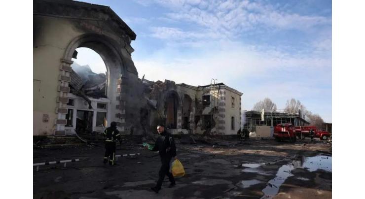 Ukraine says behind railway blast in southwest Russia