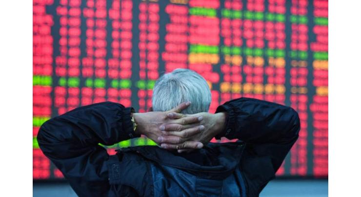 Asian markets mostly down as China sets 5 percent growth goal