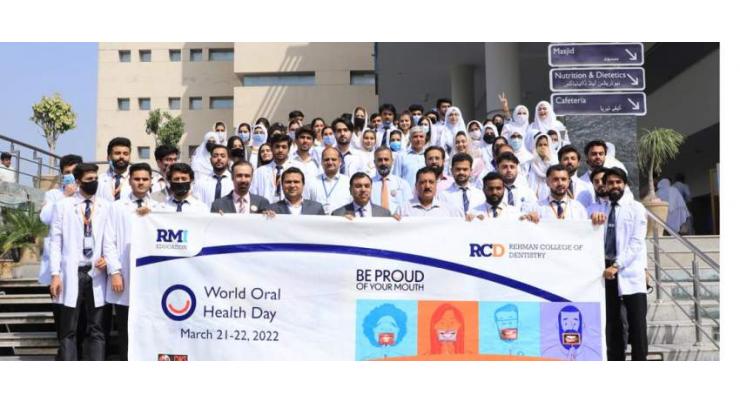 Rehman College of Dentistry celebrates World Oral Health Day