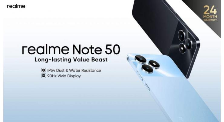 realme Note 50 Ignites Market Transformation with Unmatched Warranty and Design Standards