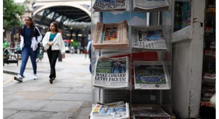 UK to ban foreign state ownership of British newspapers