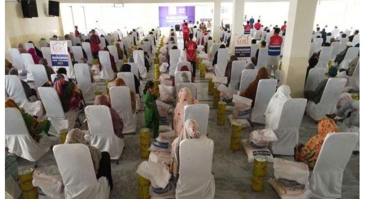 KORT begins Ramazan food relief package distribution in AJK