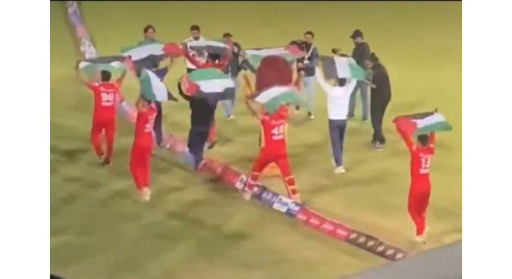 Islamabad United win hearts, expresses solidarity with Palestinians