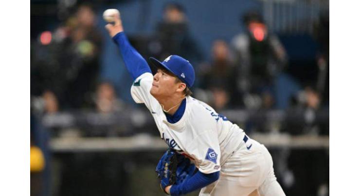 Yamamoto shelled in debut as Dodgers lose to Padres