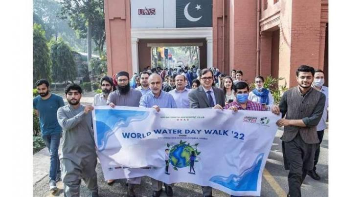 Walk held at UVAS to mark World Water Day
