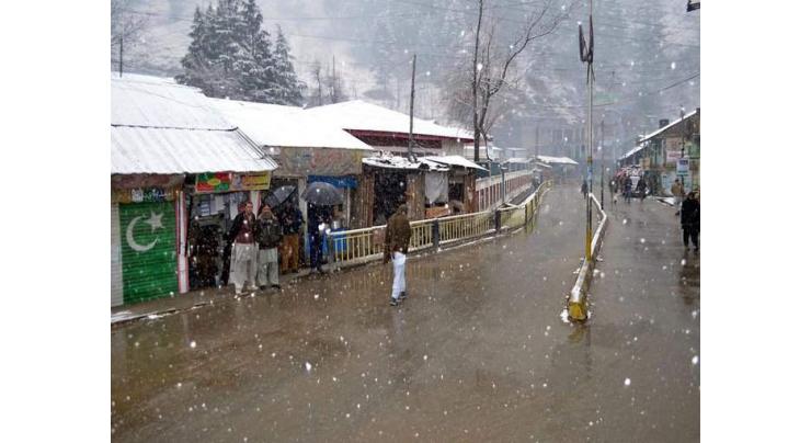 Another spell of rain, snowfall commences in Hazara division