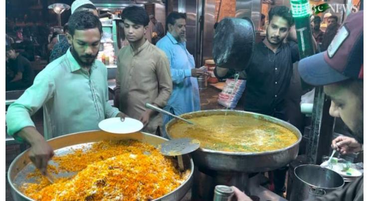 Haleem-biryani fusion add colour to Iftar parties in KP