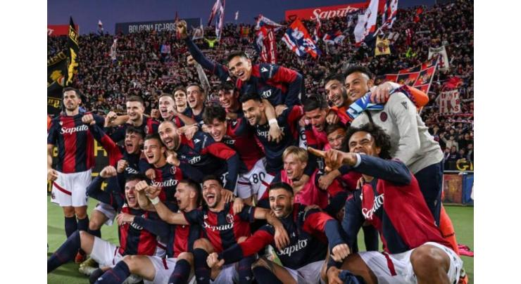 Bologna beat Salernitana to continue Champions League charge