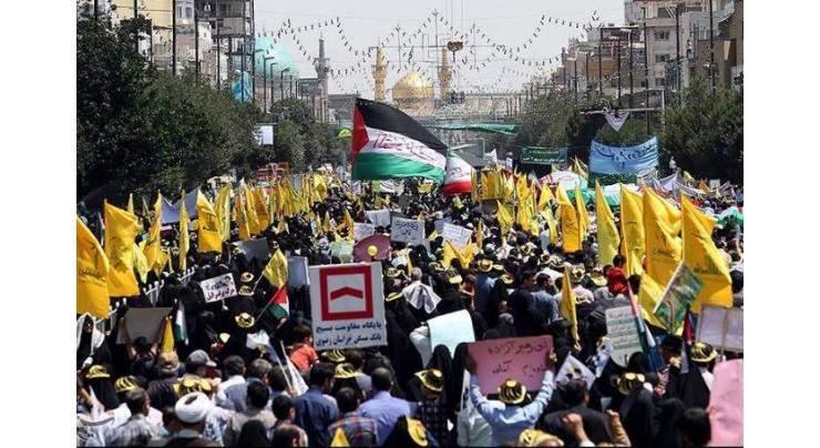 Kashmir freedom movement stands in solidarity with Palestine on Int'l Quds Day