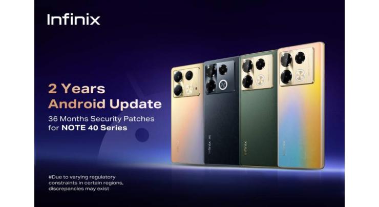 Always Up-to-Date: Enjoy the Latest Android Updates on Your Infinix NOTE 40 Series for 2 Years