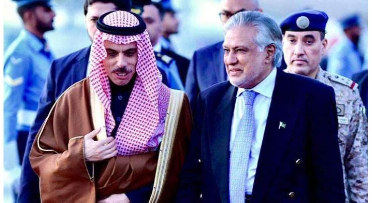 Pak-Saudi FMs discuss potential for enhancing trade, investment cooperation