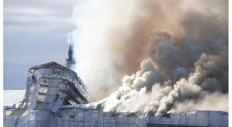 Fire at Copenhagen landmark 'under control'