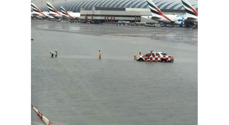Dubai airport diverts flights as 'exceptional weather' hits city