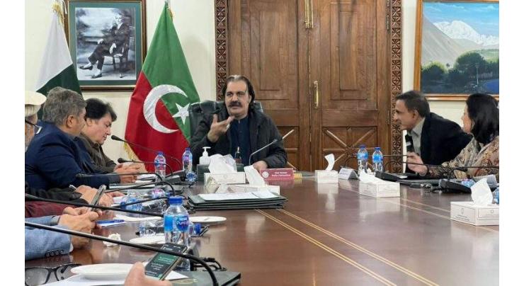  Chief Minister of Khyber Pakhtunkhwa, Ali Amin Gandapur chairs meeting on CRBC Left Canal project