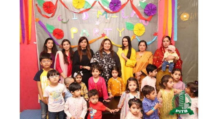 PITB HR Wing organizes Eid Milan celebration for children at PITB Day Care Center located in ASTP