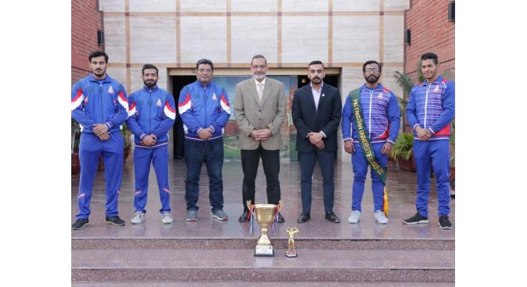 University of Central Punjab dominates Men's Weightlifting Competition
