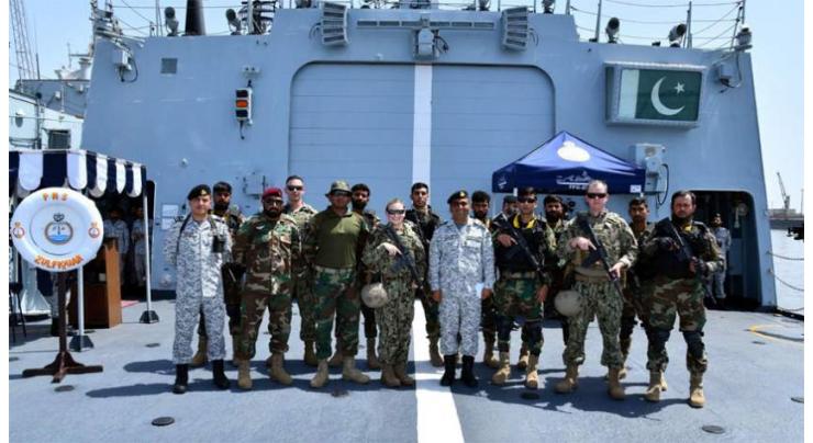 Joint exercise of Pakistan Navy, US Navy held in Karachi