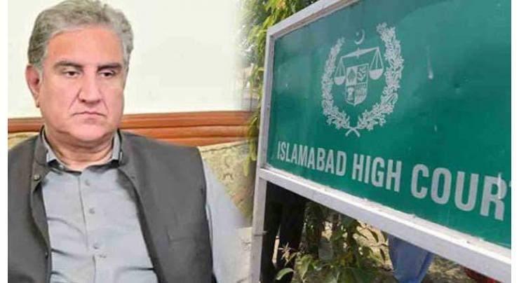 IHC adjourns PTI founder, Qureshi's appeal till Thursday