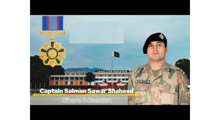 Tribute paid to Captain Salman Sarwar Shaheed