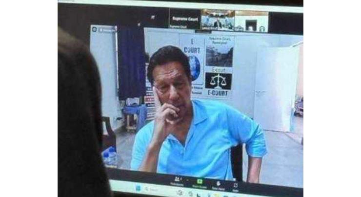 Imran Khan’s photo during SC hearing goes viral