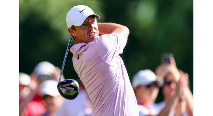 McIlroy shares early lead at emotionally testing PGA Championship