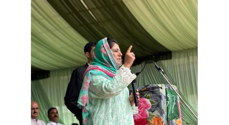Attempts underway to repeat 1987-like situation in IIOJK: Mehbooba Mufti