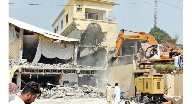 25 illegal buildings sealed under CDA anti-encroachment operation