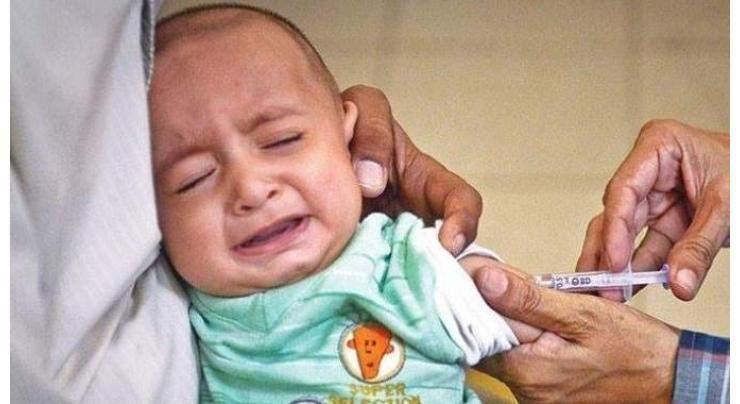Vaccination campaign launched in Sanghar to combat measles, rubella