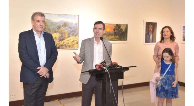 Art exhibition "Impressions of Pakistan" by Spanish artist mesmerizes visitors