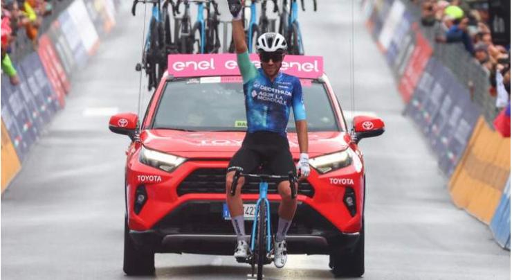 Vendrame breaks away to win Giro stage 19, as Pogacar cruises
