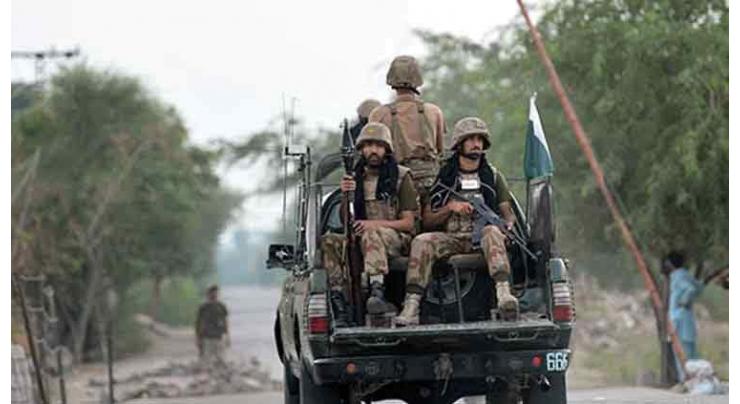 Five soldiers embraced martyrdom after IED exploded near forces' vehicle in Kurram
