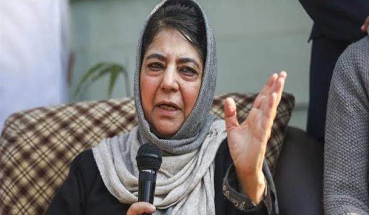 Mehbooba condemns Gulmarg, IIOJK fashion show