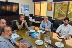 UNICEF team meets KP Health Adviser