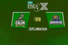 PSL 2025 Match 27 Peshawar Zalmi Vs. Karachi Kings ..