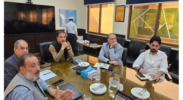 UNICEF team meets KP Health Adviser