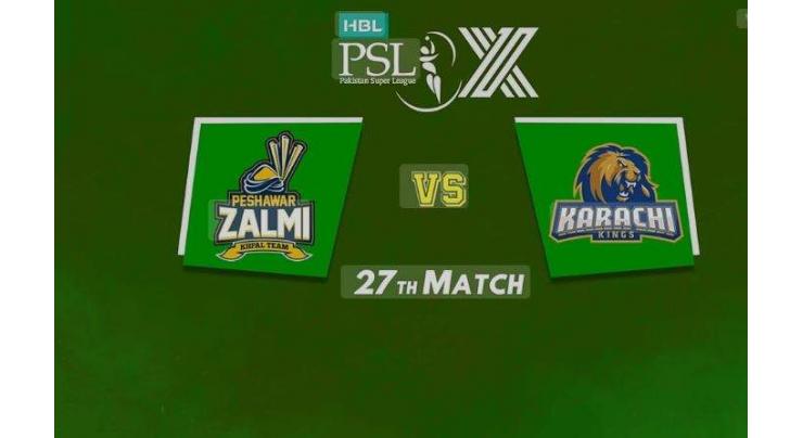 PSL 2025 Match 27 Peshawar Zalmi Vs. Karachi Kings Live Score, History, Who Will Win