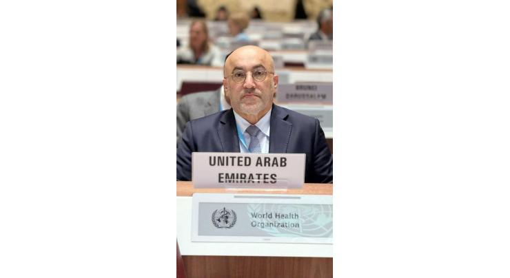 UAE delivers key address for Arab Health Ministers Council at World Health Assembly in Geneva