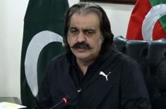 Khyber Pakhtunkhwa Chief Minister Ali Amin Gandapu ..