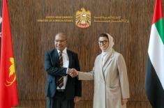 Noura Al Kaabi receives Papua New Guinea’s Minis ..