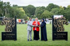 British Showjumping honours Sheikha Fatima bint Ha ..